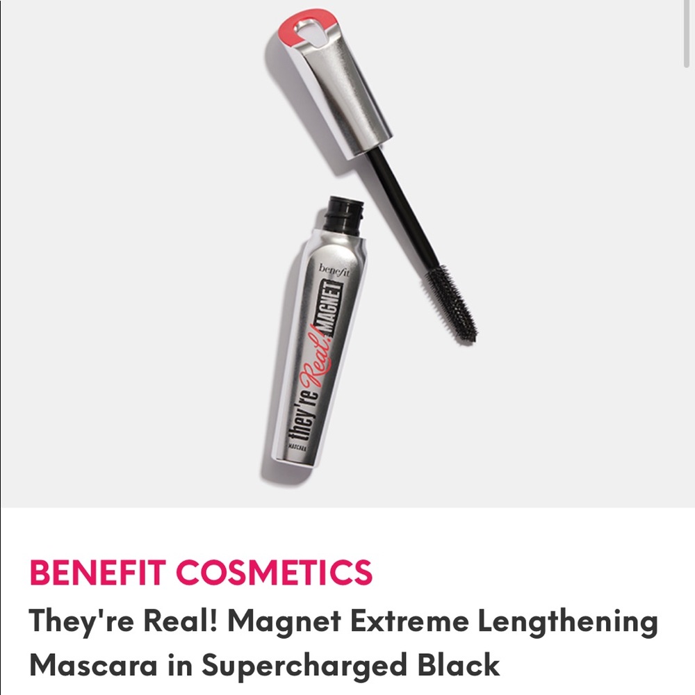BENEFIT COSMETICS They're Real Extreme Lengthening Mascara Supercharged Black